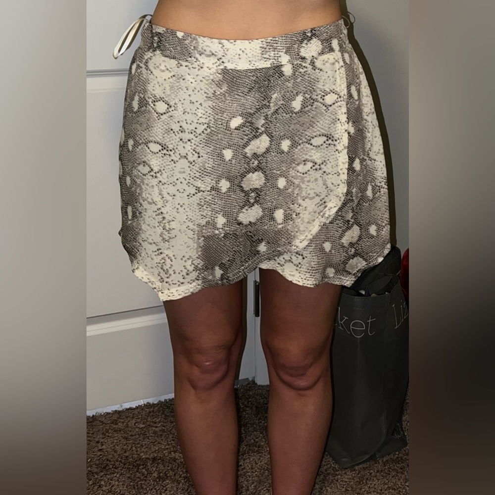 Snakeskin Skort